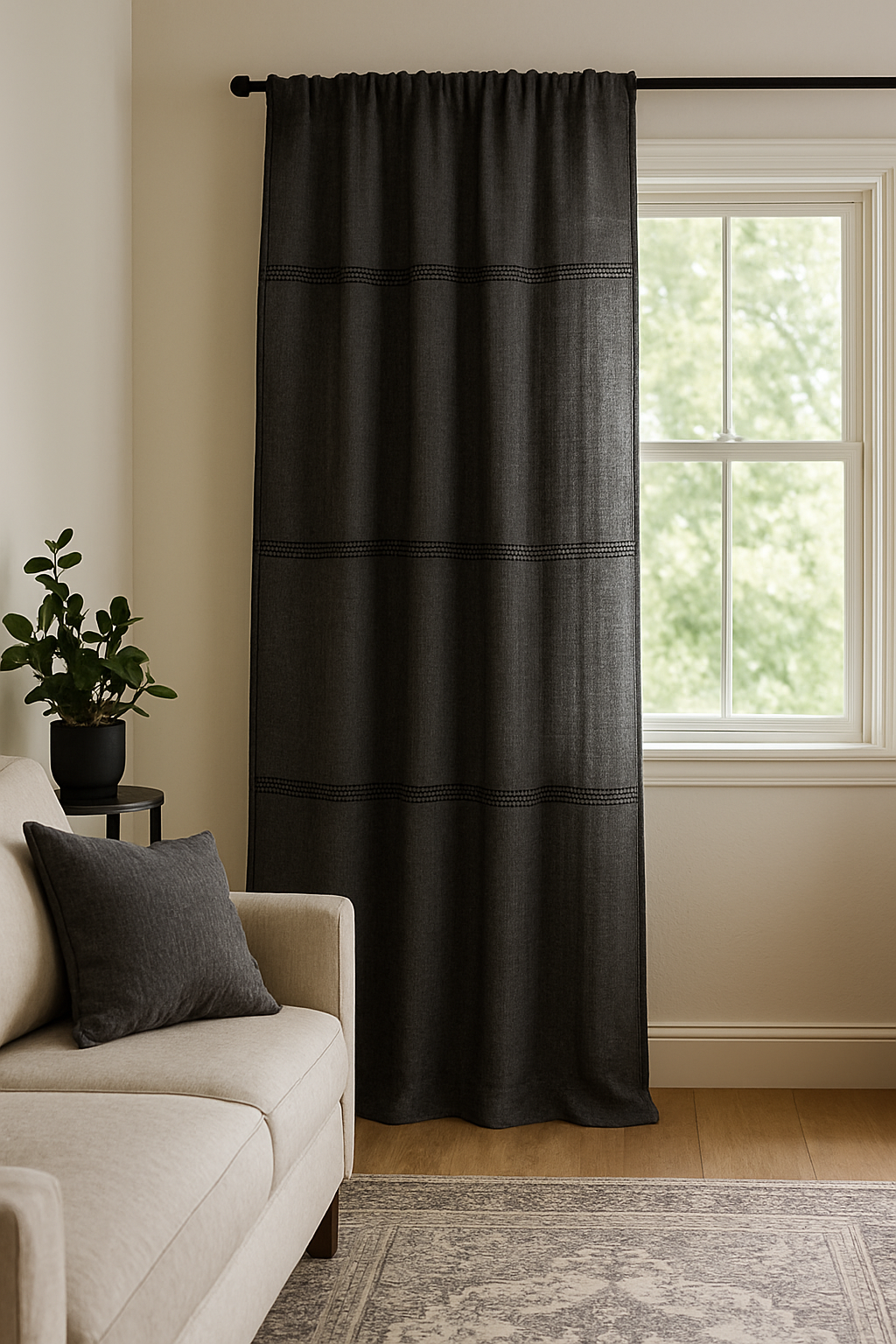 Textured Curtain 1